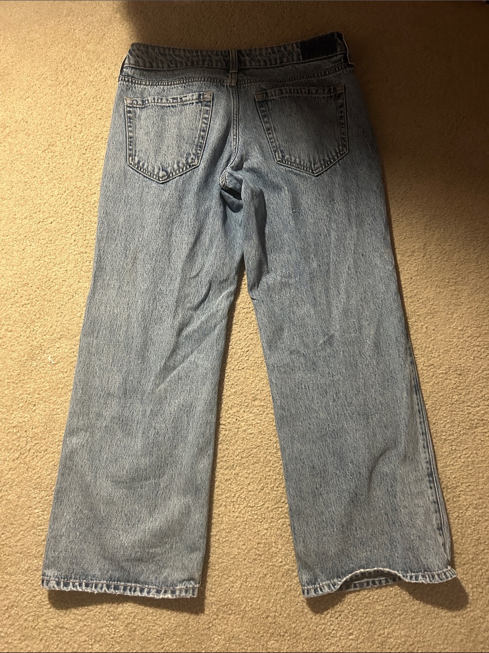 🧸Hollister Light Blue Low-Rise Baggy Jeans - Picture 3 of 3